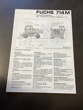 Baumaschinen prospekte fuchs gebraucht kaufen  Neumagen-Dhron