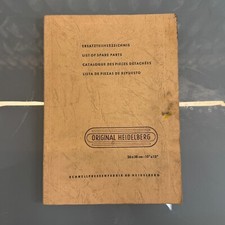 Original heidelberg printing for sale  Petaluma