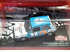 VW Golf GTI 16V Sieger 2WD Rally Monte Carlo 1987 #7 Eriksson - 1:43 IXO/ Altaya comprar usado  Enviando para Brazil