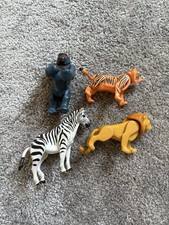Fisher Price Adventure Ludzie Dzikie zwierzę Safari Goryl, Zebra, Tygrys, Lew1984 na sprzedaż  Wysyłka do Poland