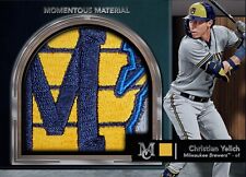 Usado, 2024 Topps Momentous Material CHRISTIAN YELICH JUMBO PATCH BREWERS CARTÃO DIGITAL comprar usado  Enviando para Brazil