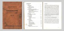 MWM Diesel Motor KD 211 Betriebsanleitung Ersatzteilliste Original 1954 comprar usado  Enviando para Brazil