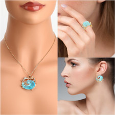 Wave style necklace for sale  USA