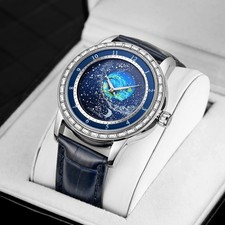 Montre Homme Forsining FSG8281 Automatique Cuir Bleu Étanche Luxe Élégante comprar usado Montre Homme Forsining FSG8281 Automatique Cuir Bleu Étanche Luxe Élégante comprar usado  Enviando para Brazil