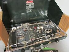 Fogão de acampamento Coleman 2 queimadores luxo propano modelo 5410A700, usado comprar usado  Enviando para Brazil