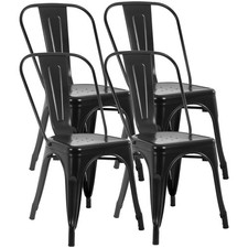 Metal dining chairs for sale  Brentwood