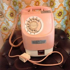 Telefone público japonês telefone público 10 ienes rosa raro vintage retrô antigo comprar usado  Enviando para Brazil