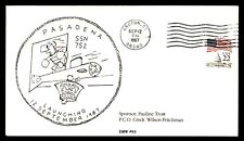 MayfairStamps USS Pasadena 1987 SSN 752 capa naval Groton de lançamento aam_62671 comprar usado  Enviando para Brazil