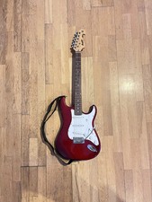 Guitarra elétrica vintage dos anos 1980 Memphis Stratocaster da Tagima com alça, palheta e suporte comprar usado  Enviando para Brazil