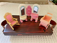 Conjunto de 3 carrinhos de balanço Fisher Price Loving Family para casa de bonecas vaidade comprar usado  Enviando para Brazil