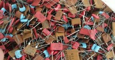 350v vintage prata mica capacitor tubo válvula amplificador áudio guitarra tom rádio peças sobressalentes comprar usado  Enviando para Brazil