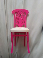 Cadeira Barbie rosa branca 2007 acessórios móveis vintage comprar usado  Enviando para Brazil