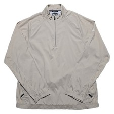 Jaqueta de golfe Adidas ClimaProof masculina bronzeada clara meio zíper corta-vento masculina grande comprar usado Jaqueta de golfe Adidas ClimaProof masculina bronzeada clara meio zíper corta-vento masculina grande comprar usado  Enviando para Brazil