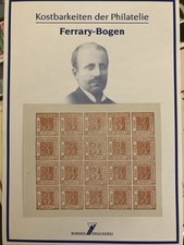Ferrary bogen bundesdruckerei gebraucht kaufen  Heroldsberg