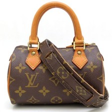 Usado, Bolsa de ombro Louis Vuitton monograma mini speedy 2 vias M41534 marrom/352497 comprar usado  Enviando para Brazil