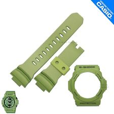 Pulseira e moldura de relógio genuínas Casio G-Shock GA-150A-3A verde metálico GLX-150 GA-300 comprar usado  Enviando para Brazil