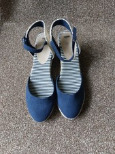Wide fit navy for sale  MATLOCK