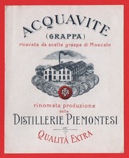 Etichetta epoca liquore usato  Bologna