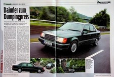 Auto Bild Klassik 1519) Tips für Mercedes 300 E mit 180PS Gebrauchtwagenkäufer - comprar usado  Enviando para Brazil