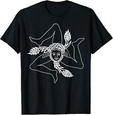 Nova Camiseta Limitada Orgulho Siciliano Bandeira Siciliana Trinacria Feita Nos EUA comprar usado  Enviando para Brazil