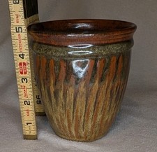 Vaso de planta feito à mão de cerâmica marrom 5 polegadas para ambientes internos e externos comprar usado Vaso de planta feito à mão de cerâmica marrom 5 polegadas para ambientes internos e externos comprar usado  Enviando para Brazil