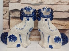 Pair blue white for sale  OLDHAM