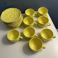 Yellow cabbageware tea for sale  Highland Park