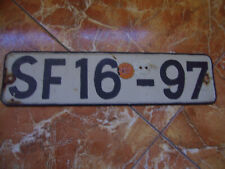 Altes ddr nummernschild gebraucht kaufen  Bad Düben