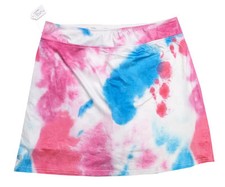 OYAMIKI Feminino Pastel Tie Dye SKORT Cuecas Curtas de Tênis Pickleball NOVO! Grande comprar usado  Enviando para Brazil