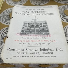 Ransomes dauntless 13b for sale Ransomes dauntless 13b for sale  HITCHIN