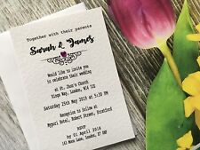 Personalised wedding invitatio for sale  LONDON