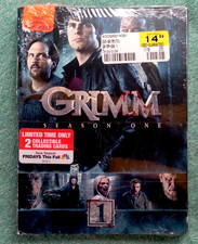 GRIMM SEASON ONE DVD SET WITH TRADING CARDS TV MOVIE SERIES SEALED FROM RETAILER, usado comprar usado GRIMM SEASON ONE DVD SET WITH TRADING CARDS TV MOVIE SERIES SEALED FROM RETAILER, usado comprar usado  Enviando para Brazil