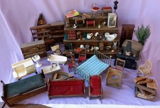 Usado, ENORME Lote 80 + Peças de Acessórios para Móveis em Miniatura Vintage para Casa de Bonecas comprar usado  Enviando para Brazil