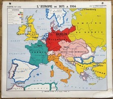 Ancienne carte scolaire d'occasion Ancienne carte scolaire d'occasion  Lyon VII