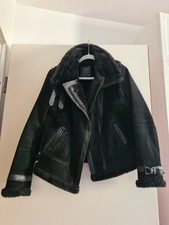 Wildlederjacke teddyfell teddy gebraucht kaufen  München
