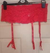 Sally suspenders red for sale  MANCHESTER