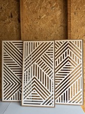 Pieces wood geometric for sale  North Royalton