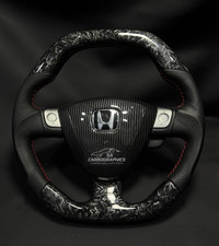 Usado, Volante de fundo plano Honda Fit Aria / Fit Saloon 2002–2008 fibra de carbono comprar usado  Enviando para Brazil