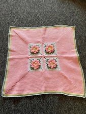Crocheted floral baby for sale  KELSO