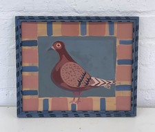 Naive pigeon painting for sale  INNERLEITHEN