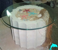 Tavolino travertino romano usato  Torre del Greco