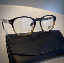 Armações de óculos PERSOL PO 3122 V 1026 marrom escuro gradiente 50-19-145 NOVO + estojo comprar usado  Enviando para Brazil