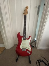 Red electric guitar for sale  ELY