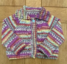 Hand knitted multicoloured for sale  SOUTHAMPTON