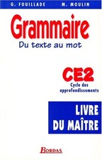 Grammaire ce2. livre d'occasion  France