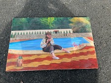 Huile contemporaine signée d'occasion  Montendre