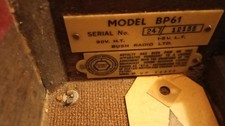 Vintage bush radio for sale  WOKINGHAM