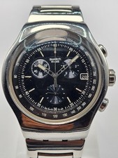 Deslumbrante Swatch IRONY CHRONO - YOS440 - YOUR TURN BLACK - XXL 47mm comprar usado  Enviando para Brazil
