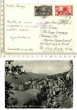 Aerea cartolina viaggiata usato  Genova