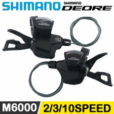 SHIMANO DEORE SL M6000 alavanca de câmbio 2/3/10 velocidade bicicleta MTB esquerda ou direita comprar usado  Enviando para Brazil